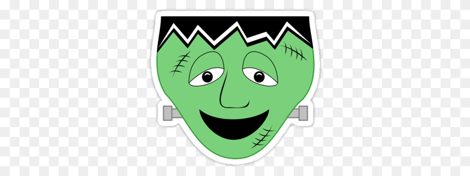 Cartoon Frankenstein Clip Art, Sticker, Baby, Face, Head Free Transparent Png