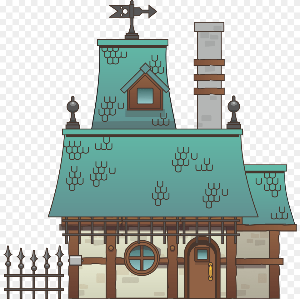 Cartoon House Clip Art Cartoon Clipart, Architecture, Building, Housing, Clock Tower Free Png