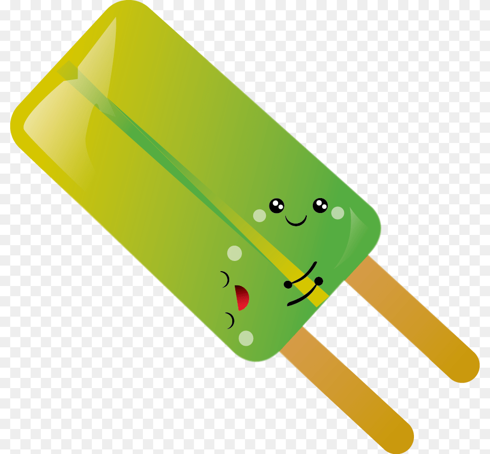 Cartoon Popsicle Clipart Clipart Double Popsicle Clipart, Food, Ice Pop, Adapter, Electronics Free Png