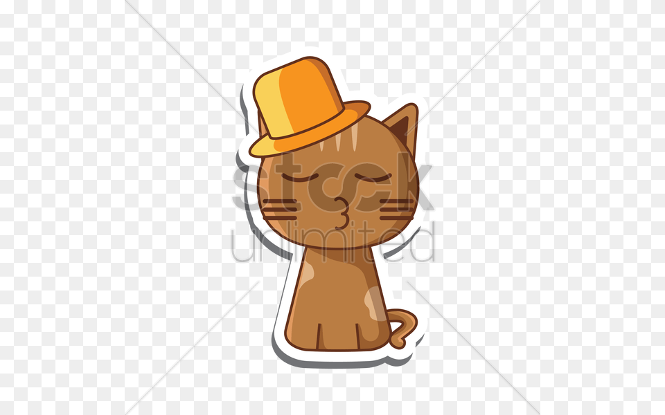 Cat Cartoon With Hat Vector, Clothing, Body Part, Hand, Person Free Png