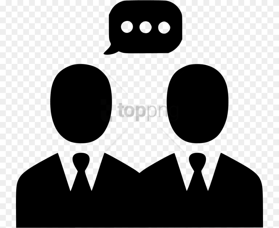 Free Chat Now Icon Image With Transparent People Chat Icon, Person, Stencil, Crowd Png