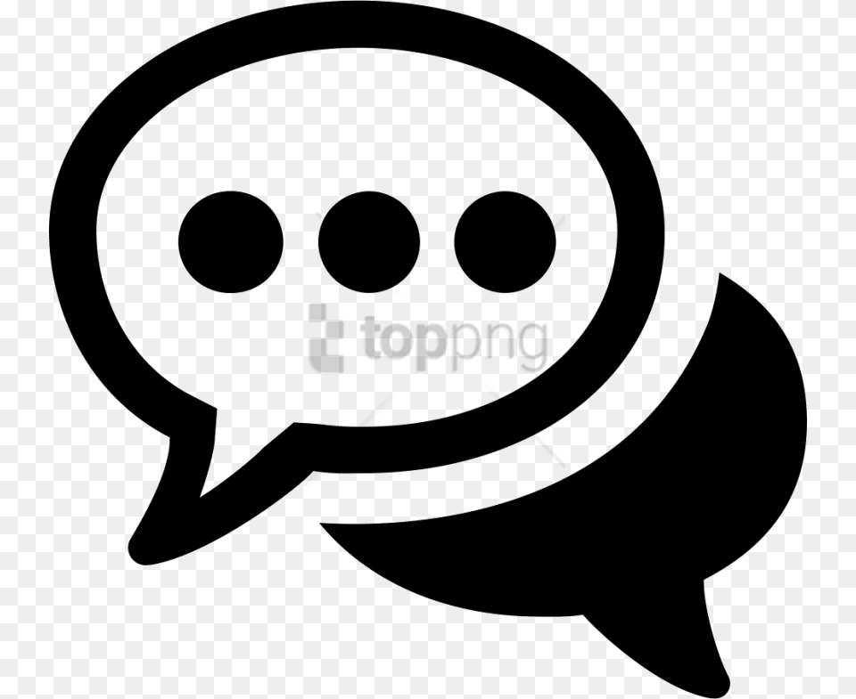 Free Chat Now Icon With Transparent Chat Icon Transparent, Stencil, Silhouette, Clothing, Hardhat Png
