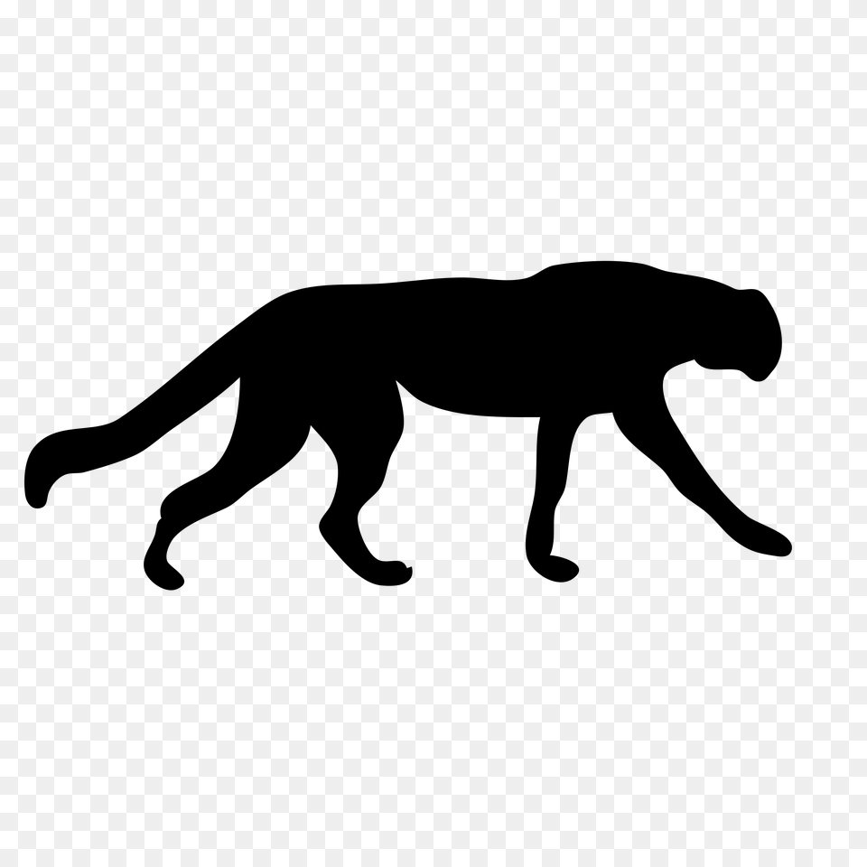 Cheetah Clipart The Cliparts, Gray Free Transparent Png