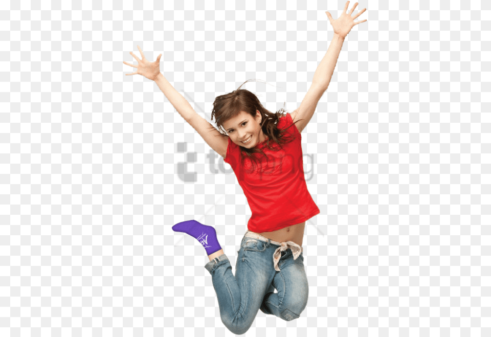 Free Children Jumping With Transparent Trampoline Park Altitude Medias, Body Part, Hand, Girl, Person Png Image