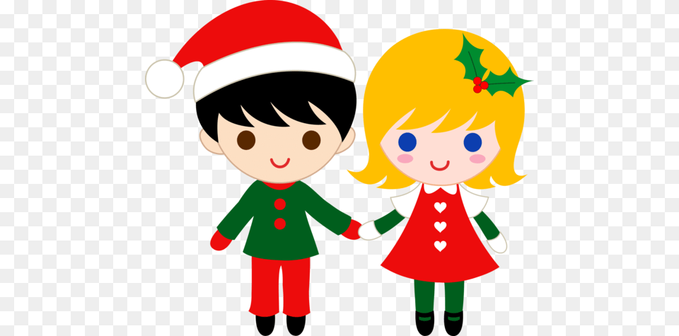 Free Christmas Clip Art From Atividades Para, Elf, Baby, Person, Face Png Image