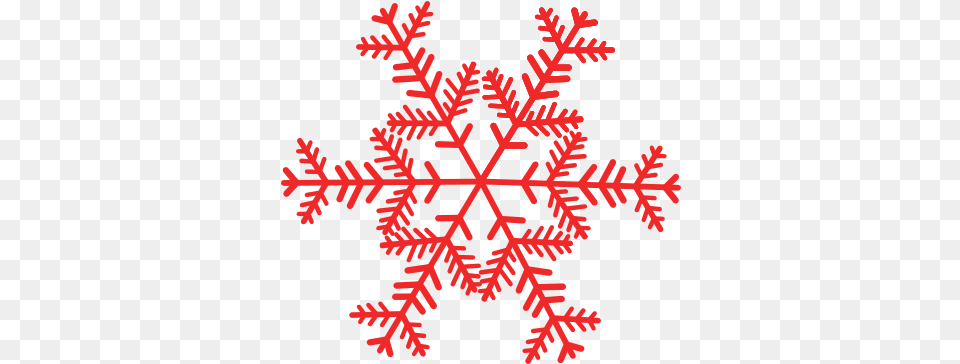 Free Christmas Snowflakes Download Red Snowflake Clipart, Nature, Outdoors, Snow, Leaf Png Image