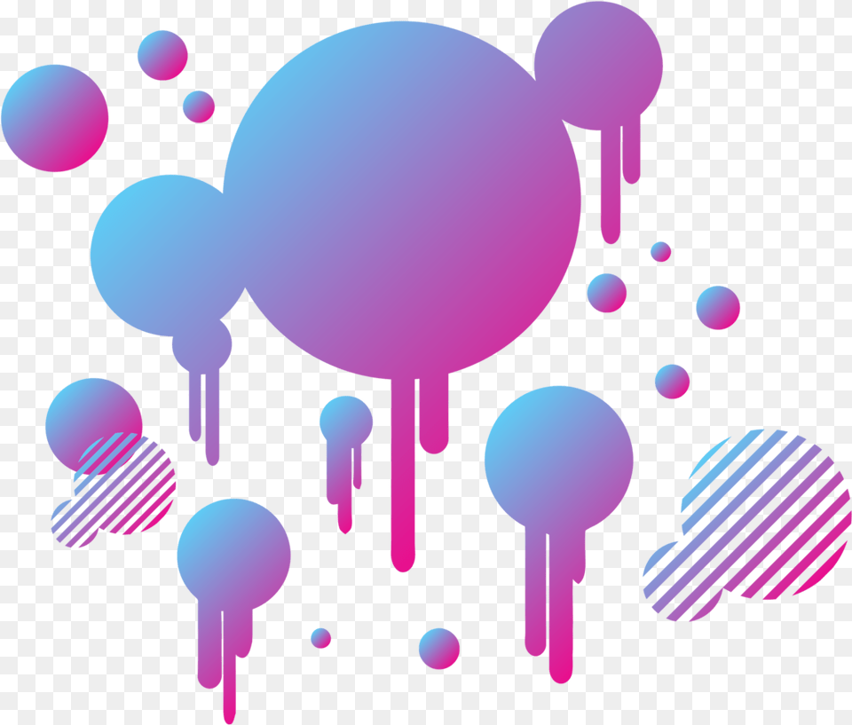 Circle Background With Dot, Balloon, Art, Graphics, Purple Free Png