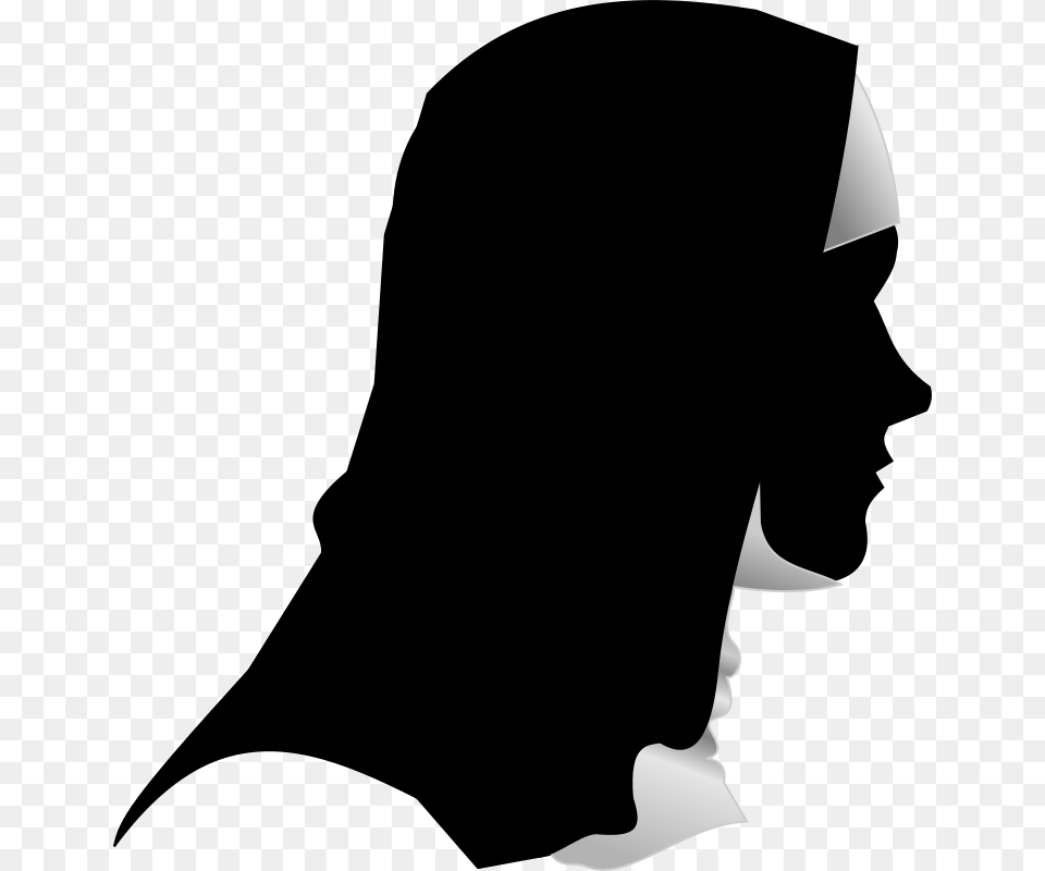 Clip Art Catholic Nun Silhouette Profile, Adult, Female, Person, Woman Free Transparent Png