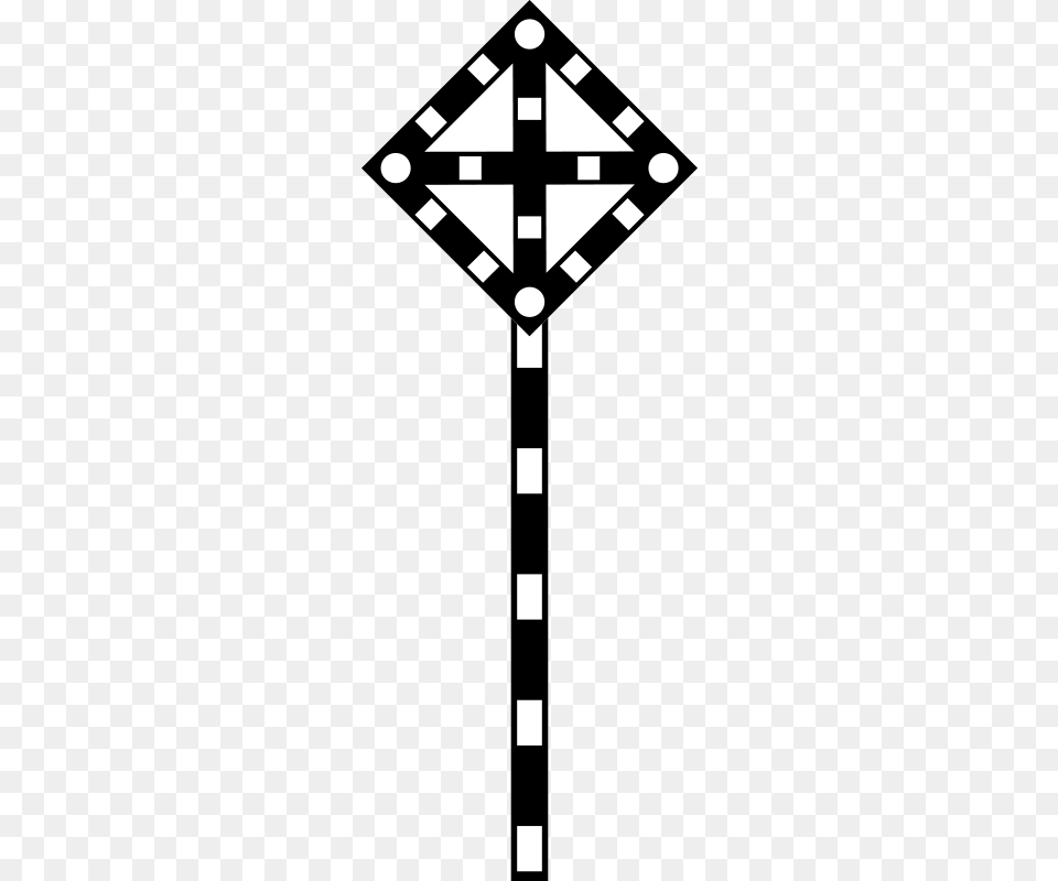 Free Clip Art Winged Foot, Cross, Symbol Png