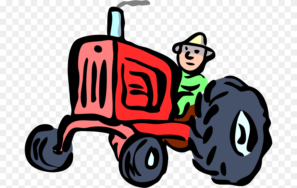 Clipart, Tractor, Transportation, Vehicle, Face Free Png