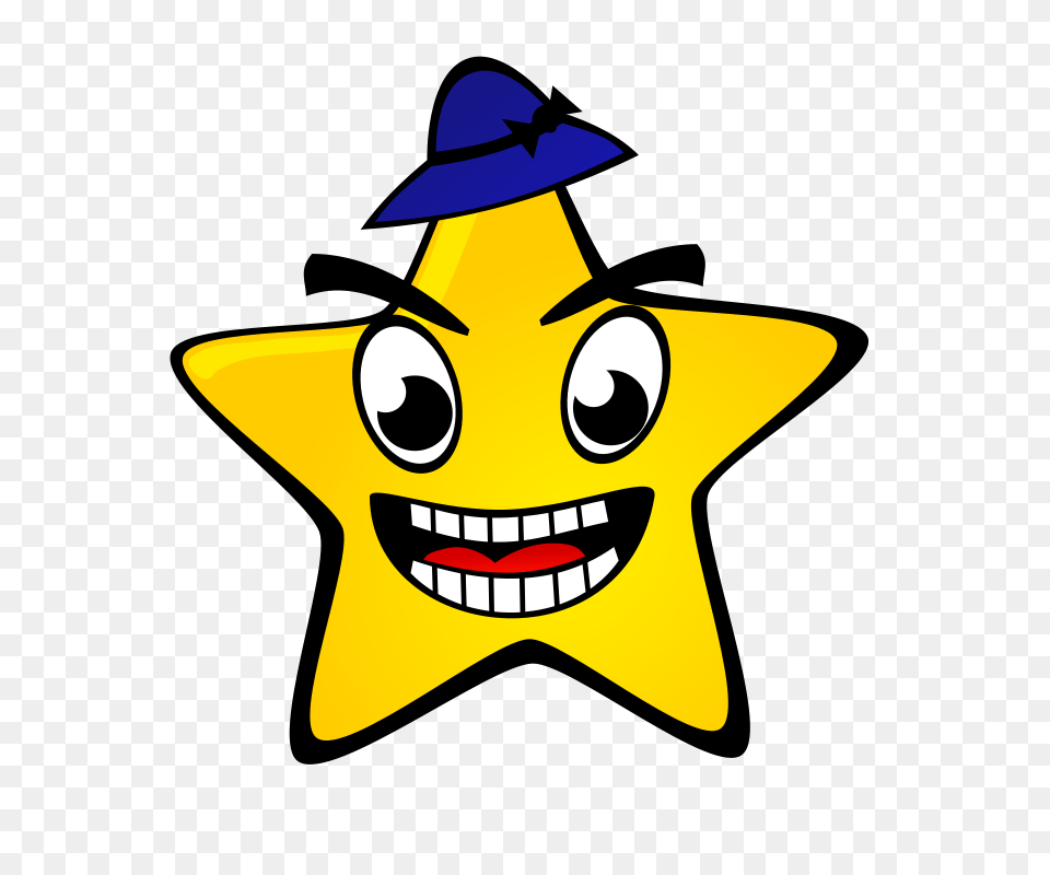 Free Clipart, Star Symbol, Symbol, Person Png Image