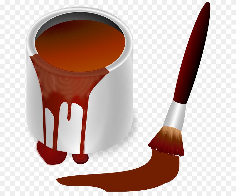 Free Clipart, Brush, Device, Tool, Paint Container Png Image