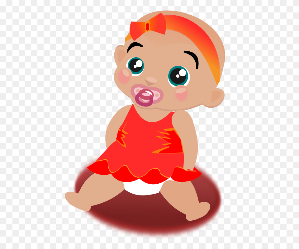 Clipart Baby Girl Gurica, Face, Head, Person, Photography Free Png Download