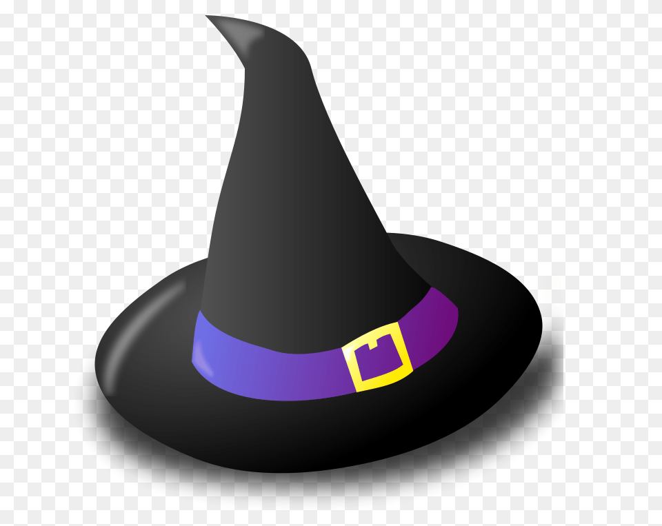 Clipart Black Witch Hat, Clothing, Animal, Fish, Sea Life Free Png