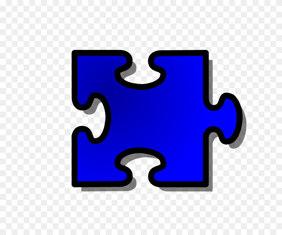 Free Clipart Blue Jigsaw Piece Nicubunu, Game Png Image
