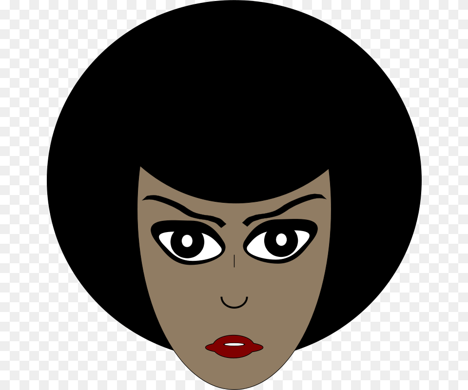 Free Clipart Cartoon African American Woman Fundraw Dot Com, Face, Head, Person, Photography Png Image