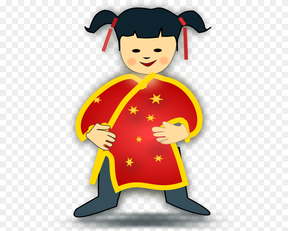 Free Clipart Chinese Girl Icon Netalloy Chinese Person Clip Art, People, Graduation, Baby, Face Png