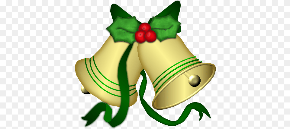 Free Clipart Christmas Bells With Holly Clipartxtras Merry Christmas Flower Png