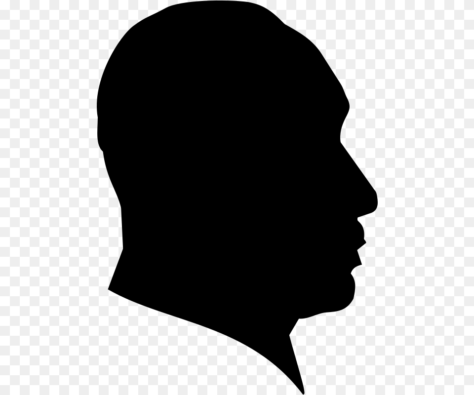 Free Clipart Dr Martin Luther King Profile Silhouette Studio Hades, Gray Png Image