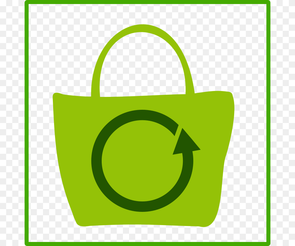 Clipart Eco Green Shopping Icon Dominiquechappard, Accessories, Bag, Handbag, Tote Bag Free Transparent Png