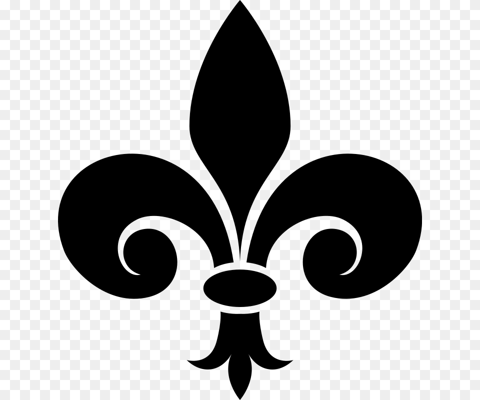 Clipart Fleur De Lys Lemmling, Gray Free Transparent Png