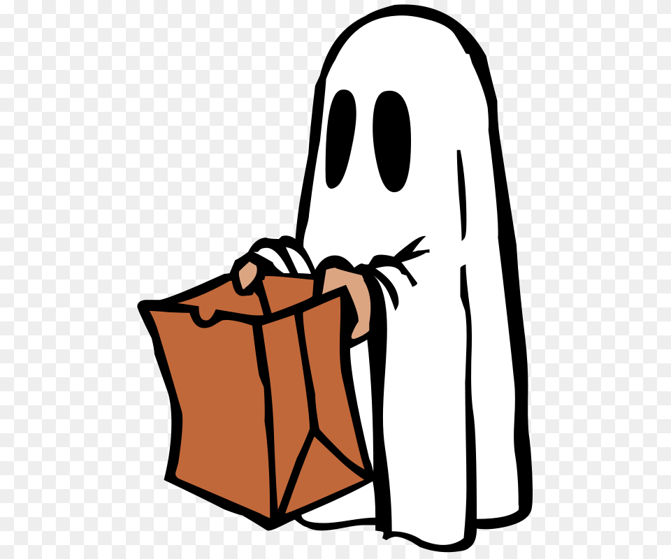 Clipart Ghost With Bag, Animal, Bear, Mammal, Wildlife Free Transparent Png