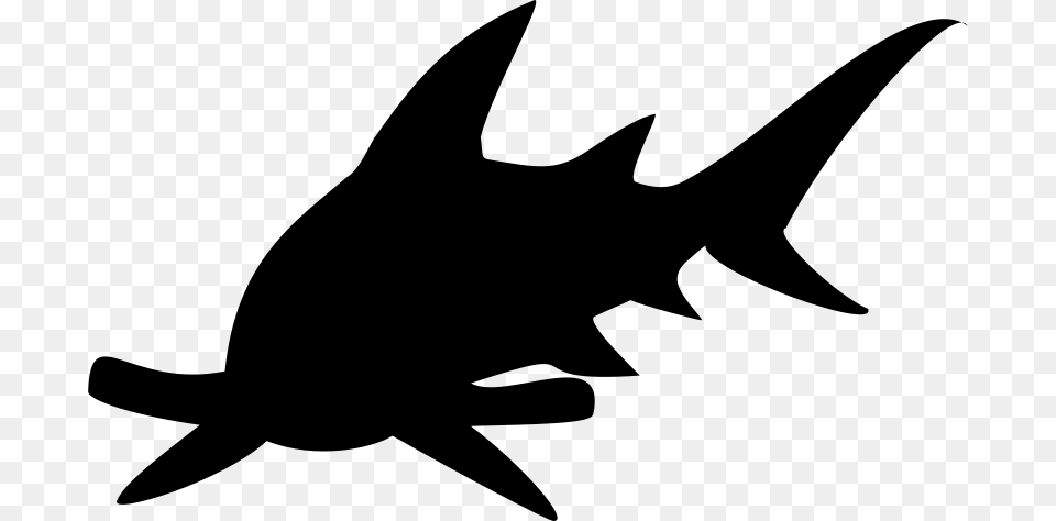 Free Clipart Hammerhead Shark Wsnaccad, Gray Png Image