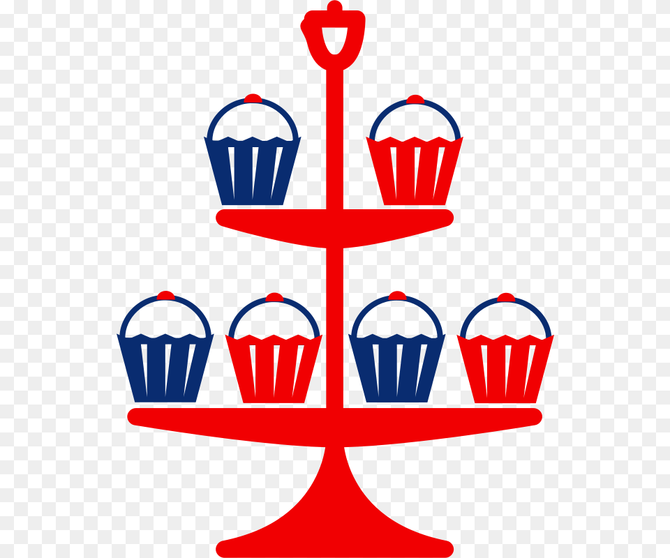 Clipart Jubilee Cake Stand Red Mr Johnnyp Free Png