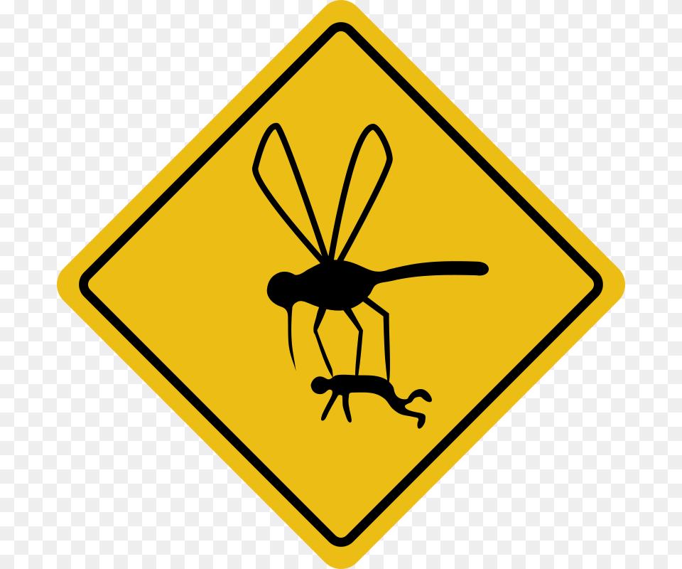 Clipart Mosquito Hazard Rones, Sign, Symbol, Road Sign, Animal Free Png