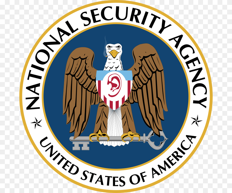 Free Clipart National Security Agency Logo Raphaelb, Symbol, Emblem, Reptile, Animal Png