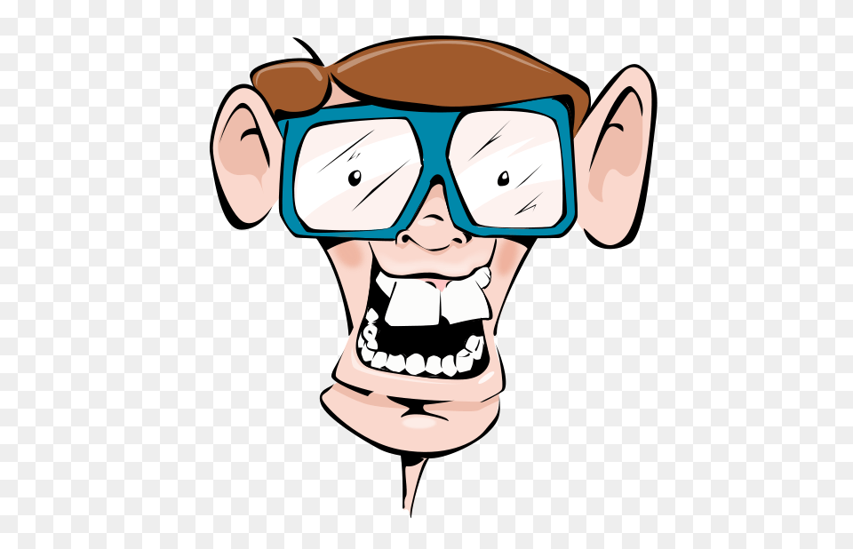 Clipart Nerd With Glasses Darrenbeck, Body Part, Mouth, Person, Teeth Free Transparent Png