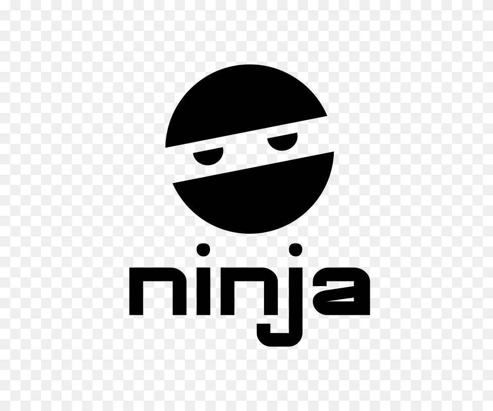 Free Clipart Ninja Logo Kuba, Gray Png