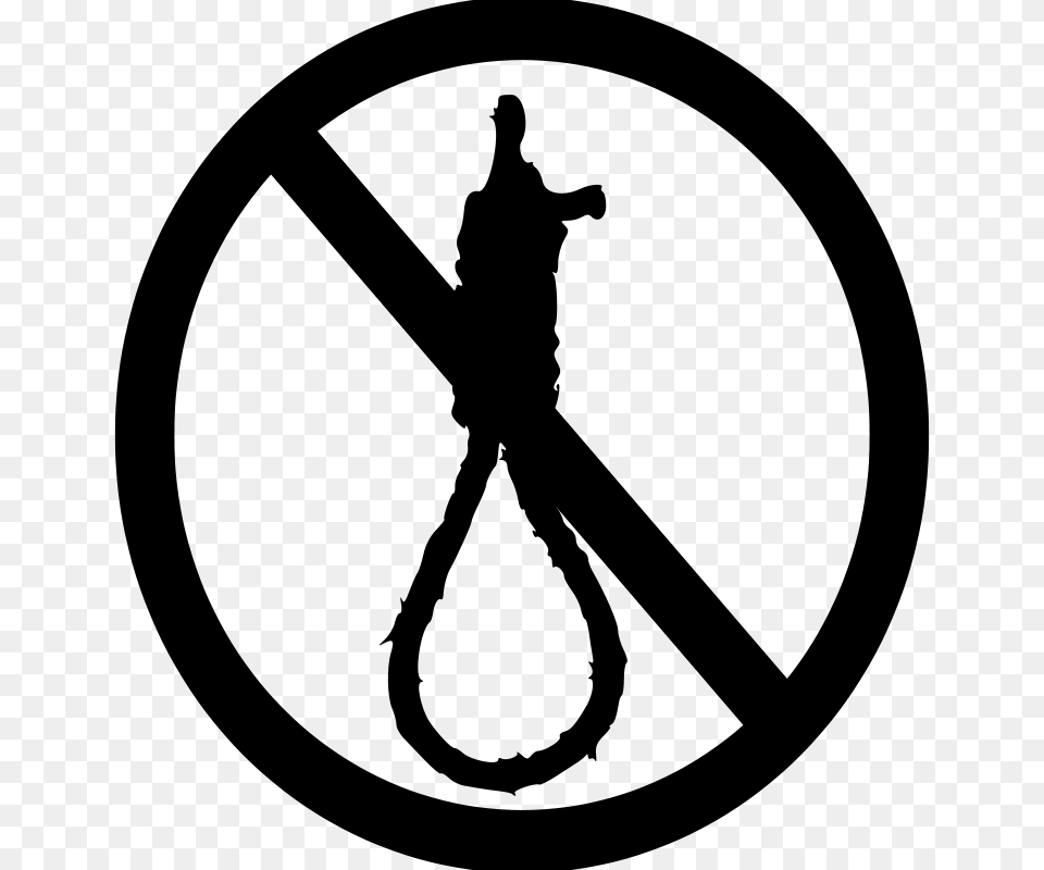 Clipart No Death Penalty Sign Hedwig, Gray Free Png