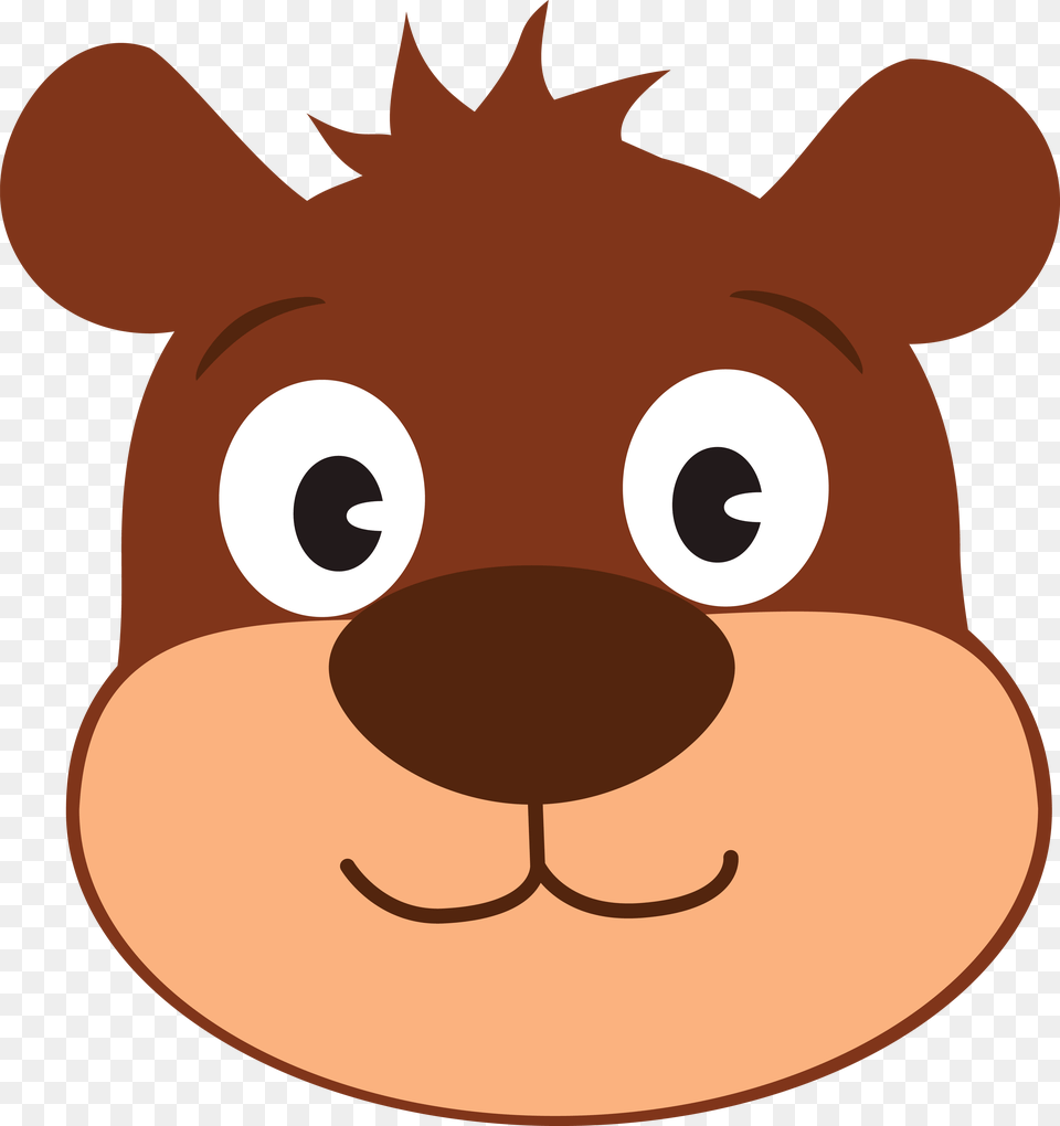 Clipart Of A Cute Bear Face, Snout Free Png