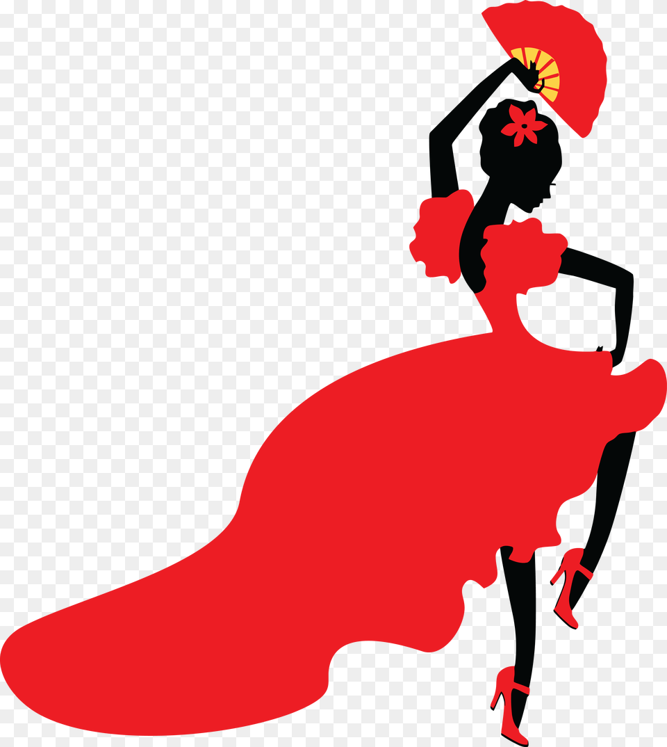 Free Clipart Of A Flamenco Dancer Flamenco Dancer Clipart, Dancing, Person, Leisure Activities, Mountain Png