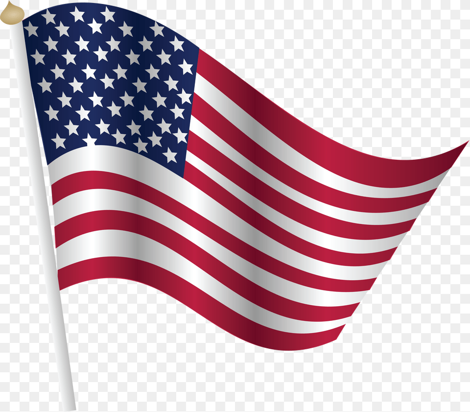 Clipart Of A Fourth Of July United States Flag Transparent Background Usa Flag Clipart, American Flag Free Png Download