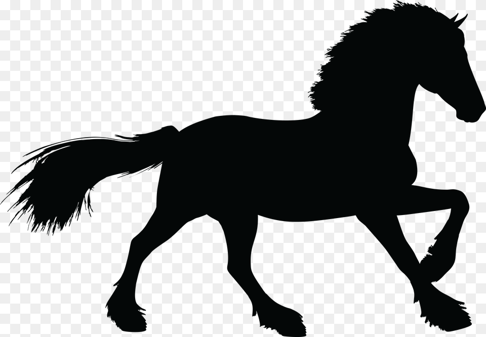 Free Clipart Of A Horse Silhouette Animals, Animal, Colt Horse, Mammal Png Image