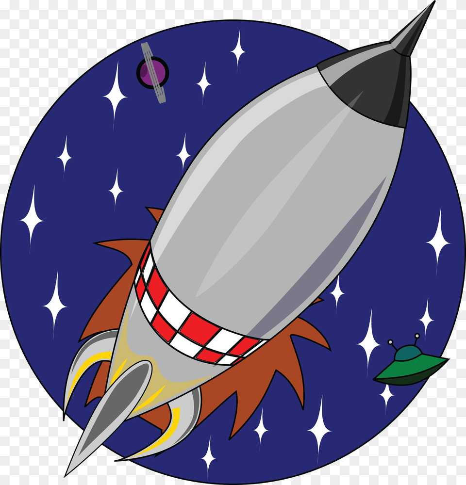 Clipart Of A Shuttle Rocket In A Circle, Animal, Fish, Sea Life, Shark Free Transparent Png