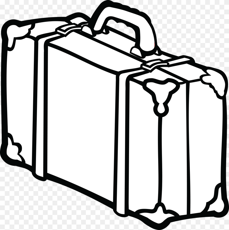 Free Clipart Of A Suitcase, Bag, Baggage, Briefcase, Gas Pump Png Image