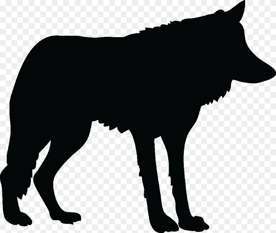 Clipart Of A Wolf, Animal, Mammal, Coyote, Person Free Png Download