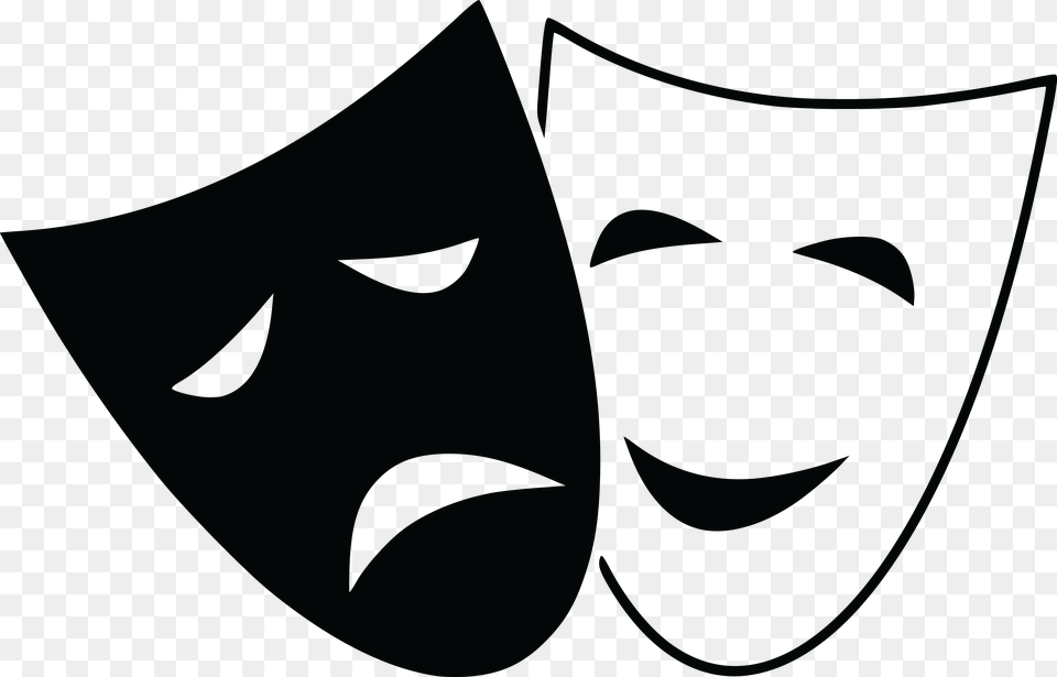 Clipart Of Theater Masks, Armor, Shield Free Png