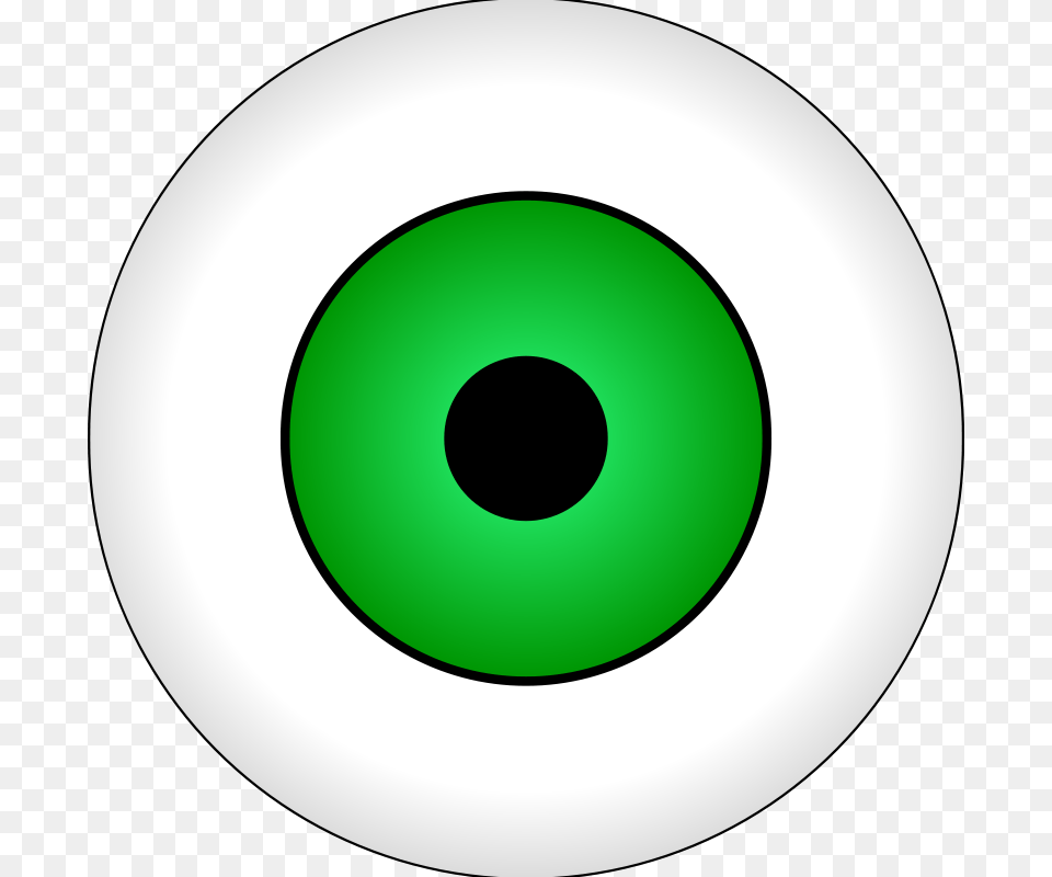 Clipart Olhos Verdes Green Eye Tonlima, Disk Free Png