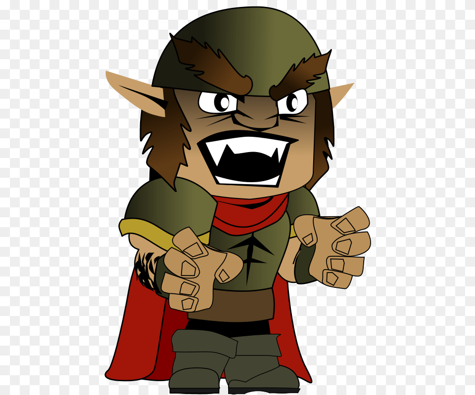 Clipart Orc Chibi Peileppe, Baby, Book, Comics, Person Free Png