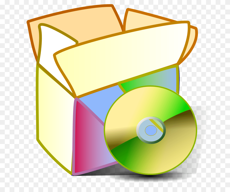 Clipart Package Applications Anonymous, Disk, Box, Dvd, Cardboard Free Transparent Png