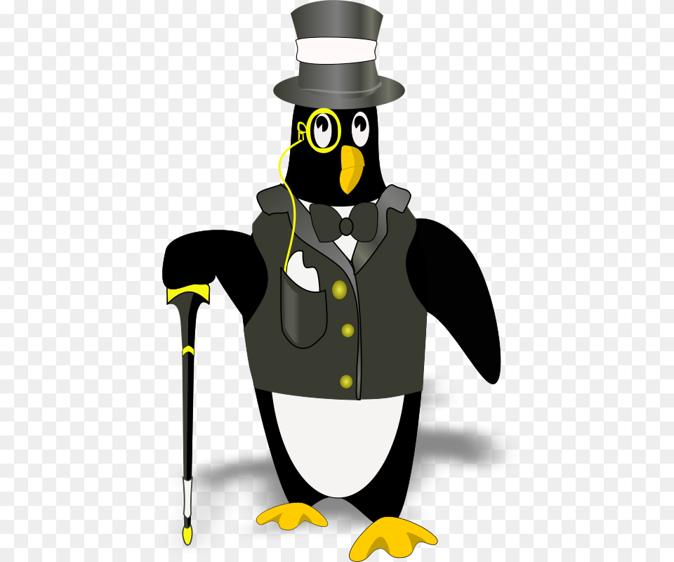 Clipart Penguin In Tux, Person Free Transparent Png