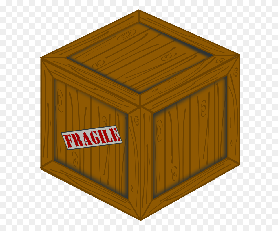 Clipart Perspective Wooden Crate Eady, Box Free Png Download