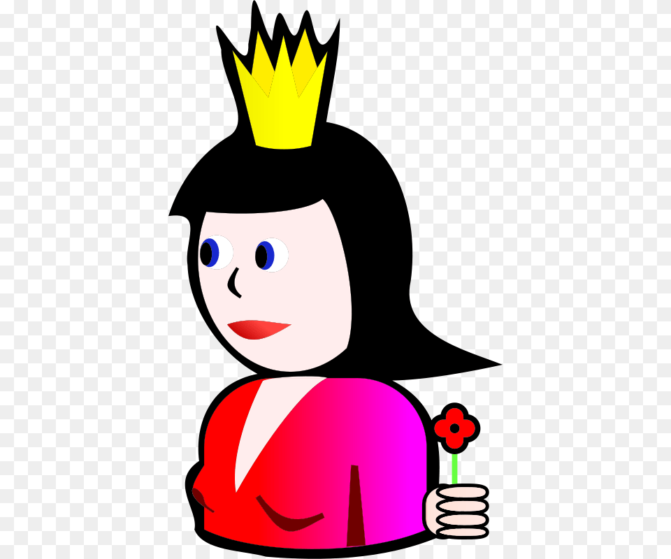 Clipart Queen Of Hearts Seanujones, Face, Head, Person, Nature Free Transparent Png