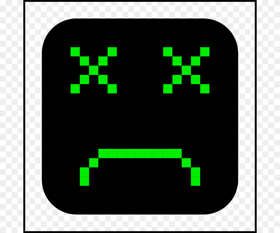 Free Clipart Sad Computer Dear Theophilus, Green Png