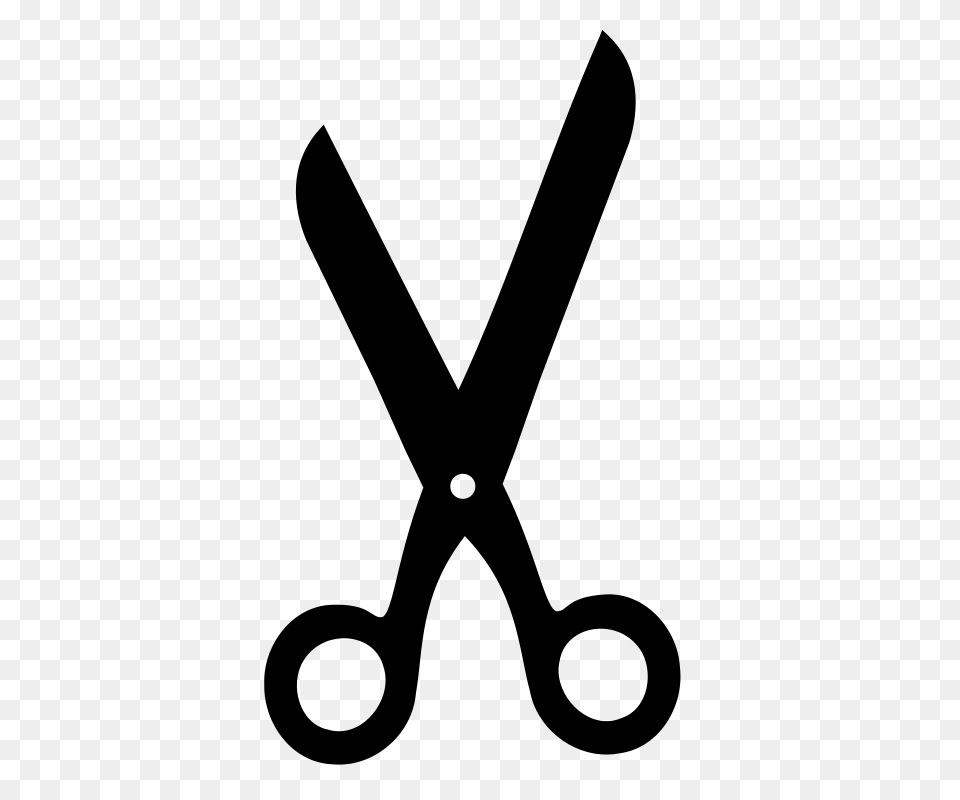 Clipart Scissors Silhouette Worker, Gray Free Png Download