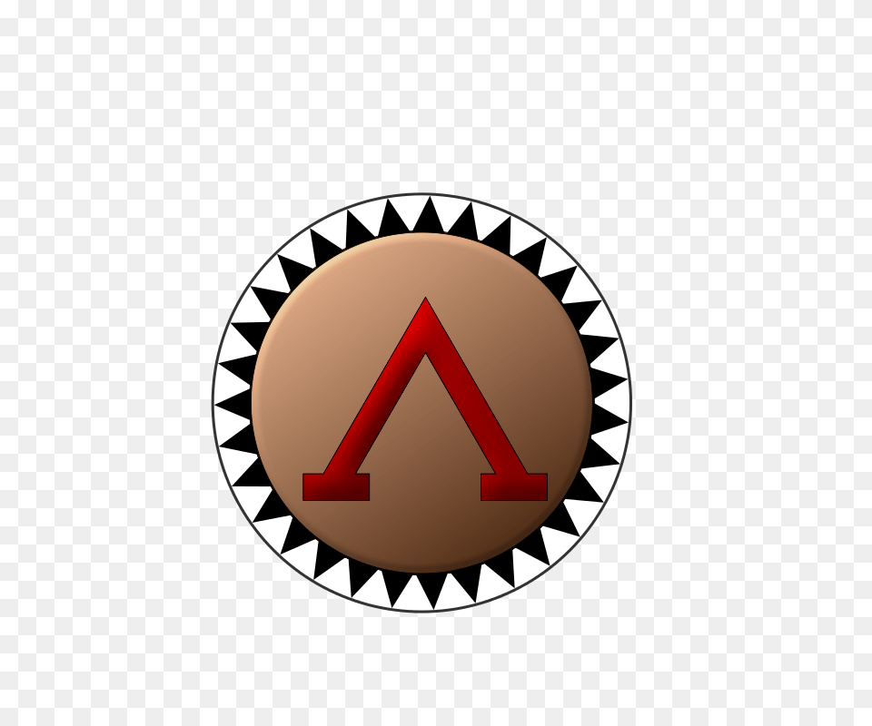 Clipart Spartan Shield, Logo, Symbol, Disk, Emblem Free Transparent Png
